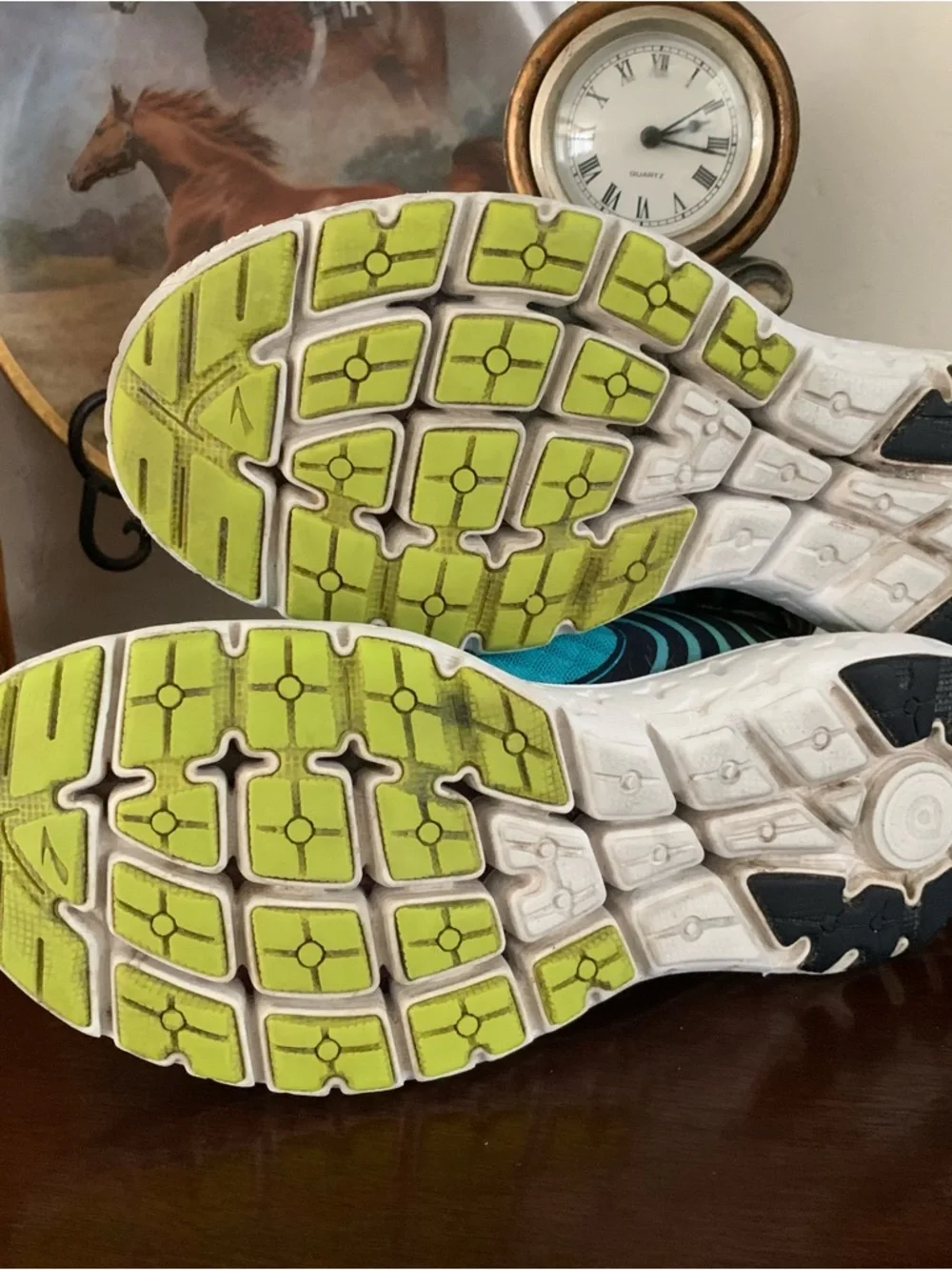 Brooks PureFlow 6 Women's Size 8.5  B (Medium) Road Running Shoes Teal Navy